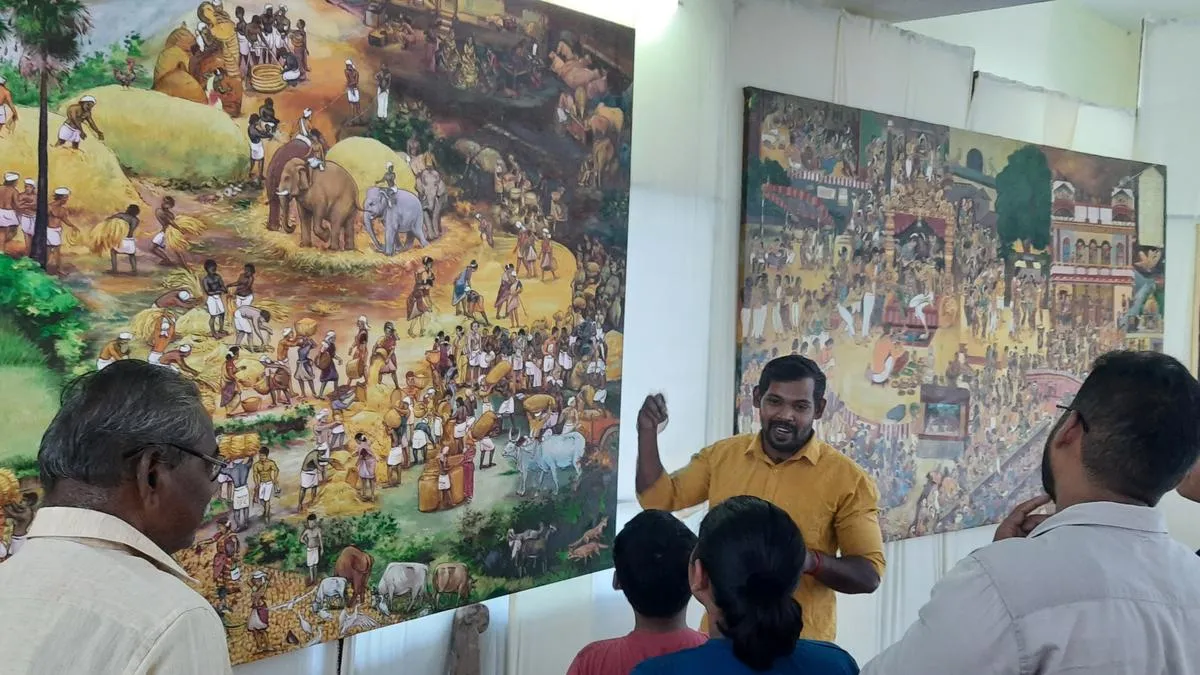 Artist maintains connection to Tamil farming and culture in exhibition