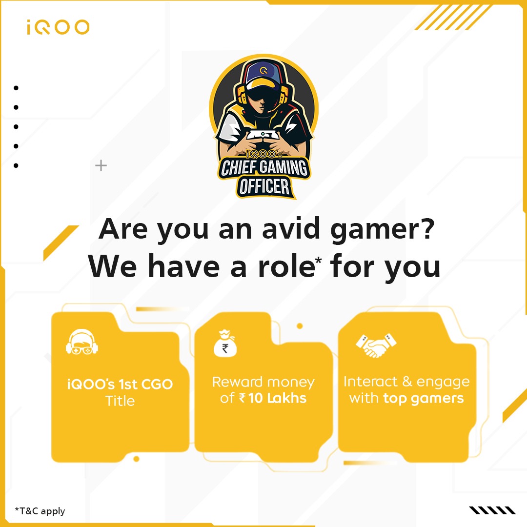 iQOO is looking for avid gamer